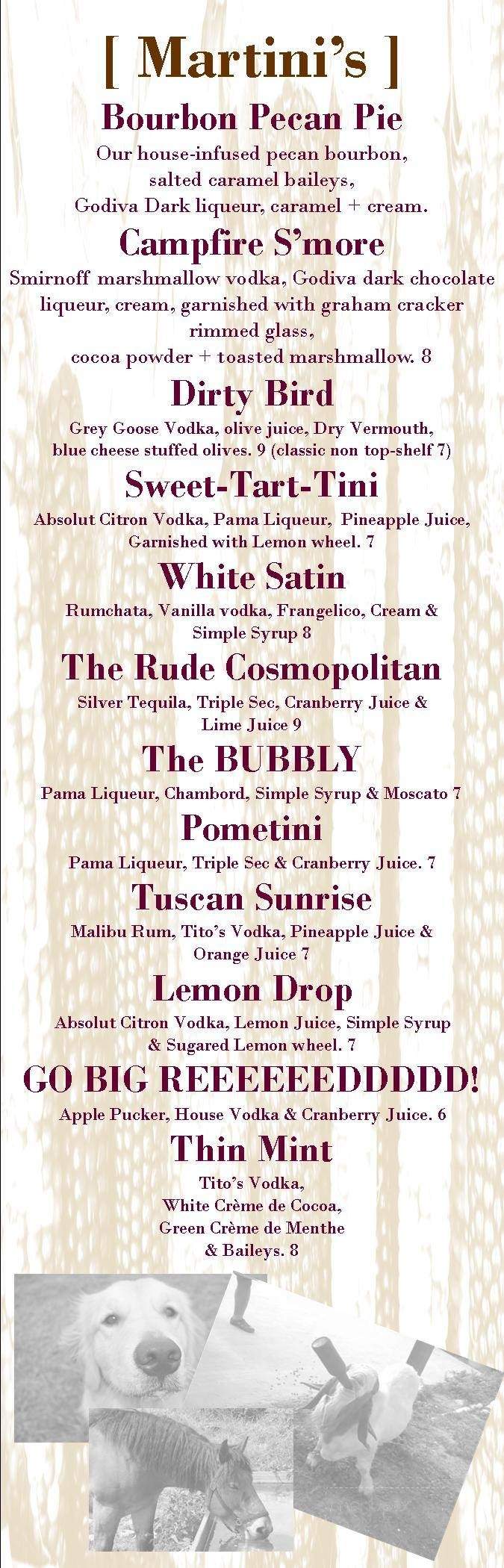 Urban Farmer Kitchen & Cocktails - Ogallala, NE menu_pic