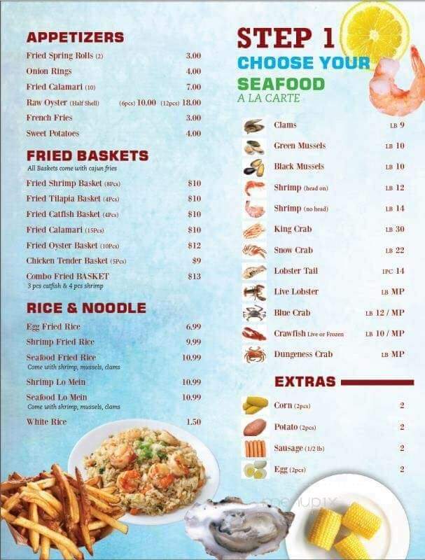 Seafood Party Lawton - Lawton, OK menu_pic