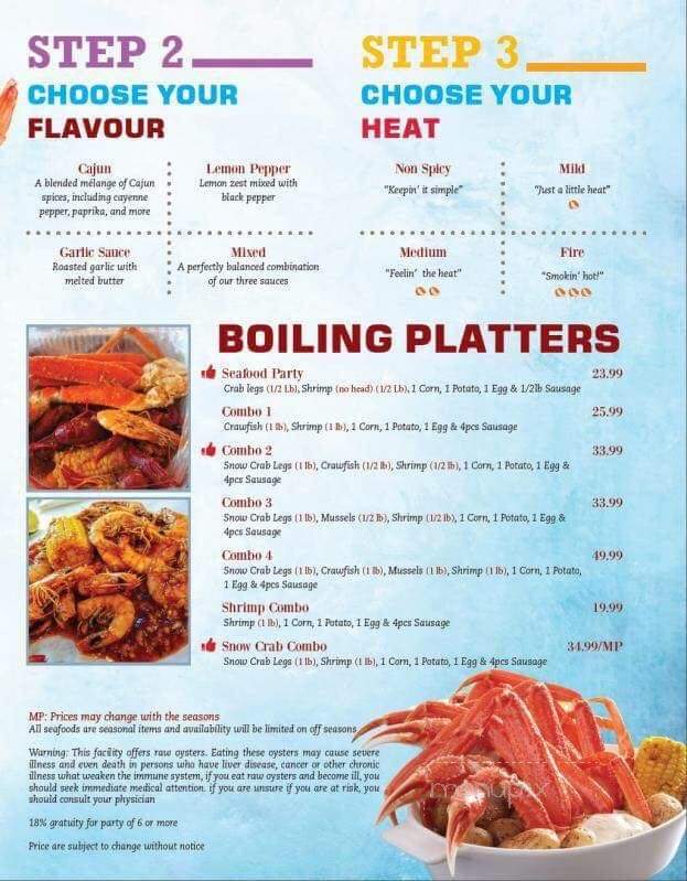 Seafood Party Lawton - Lawton, OK menu_pic