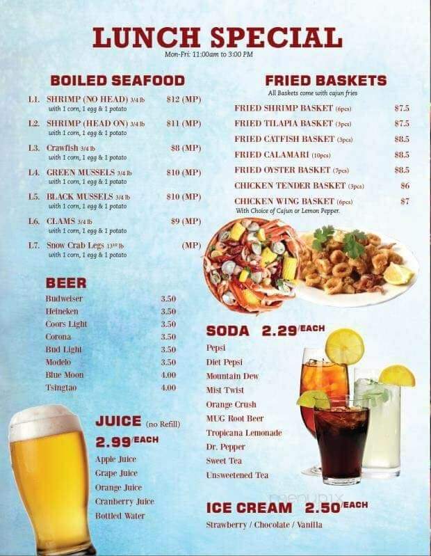 Seafood Party Lawton - Lawton, OK menu_pic