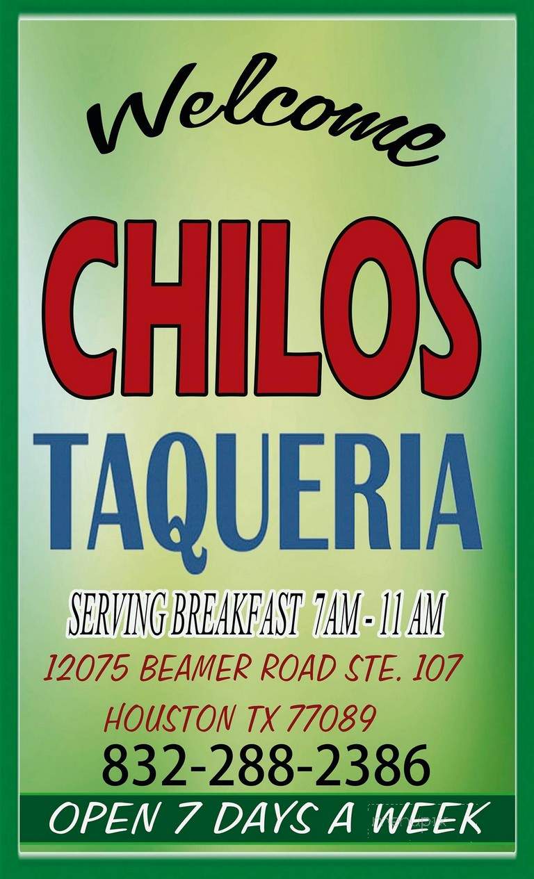 Chilos Taqueria - Houston, TX