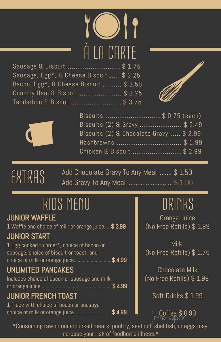 Main Street Grill - Medina, TN menu_pic