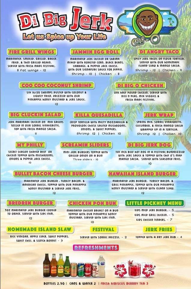 Di Big Jerk - Tamarac, FL menu_pic