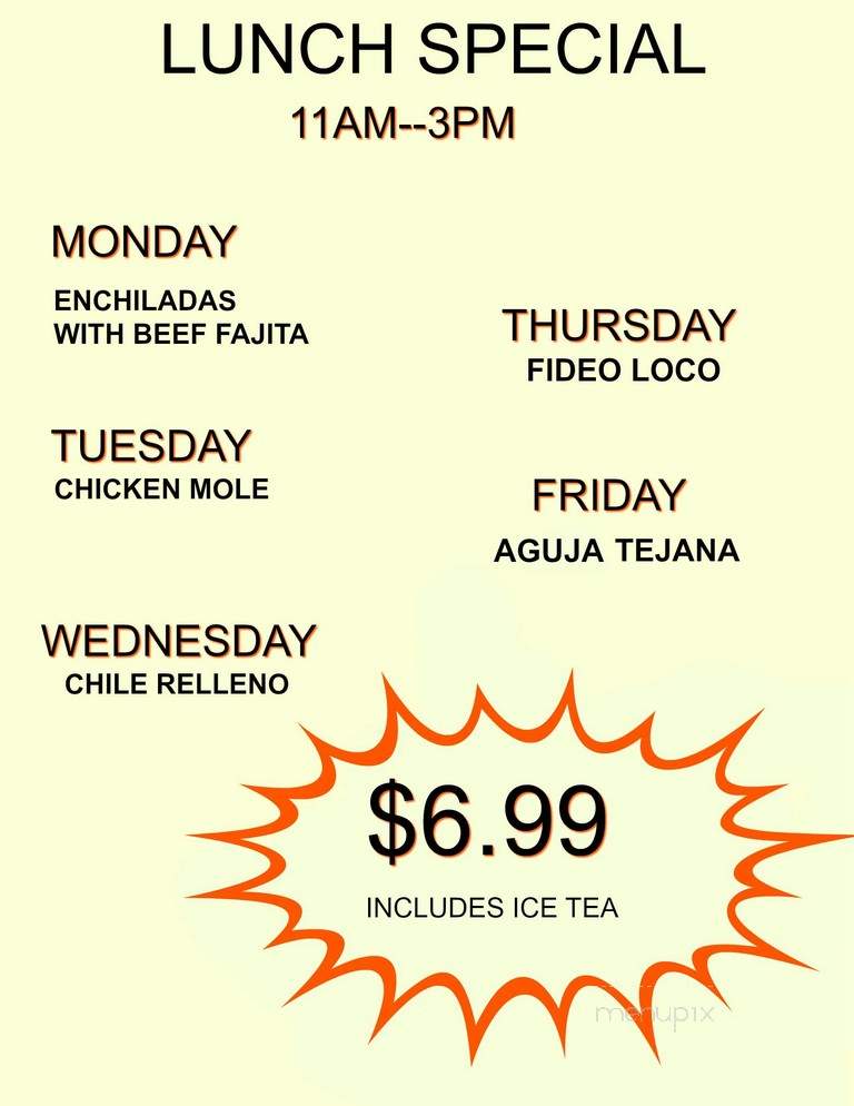 Amiga Cafe - San Antonio, TX menu_pic