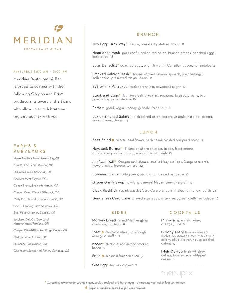 Meridian Restaurant & Bar - Pacific City, OR