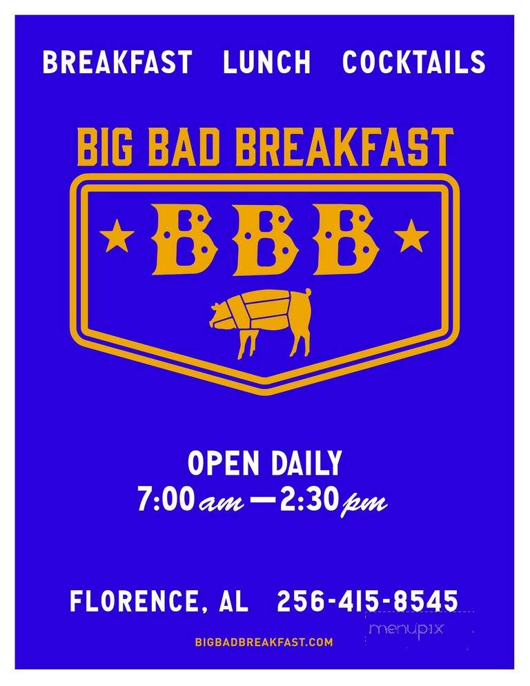 Big Bad Breakfast - Florence, AL menu_pic