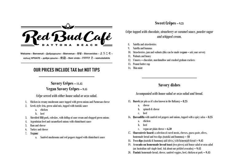 The Red Bud Cafe - Daytona Beach, FL