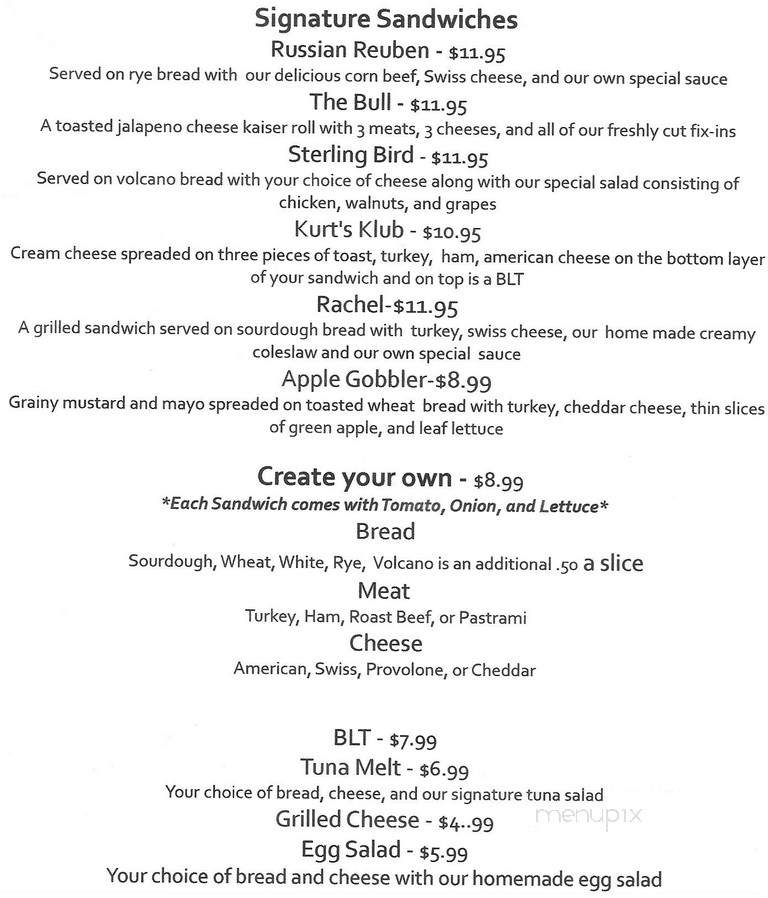 Mooseback Annie - Sterling, AK menu_pic
