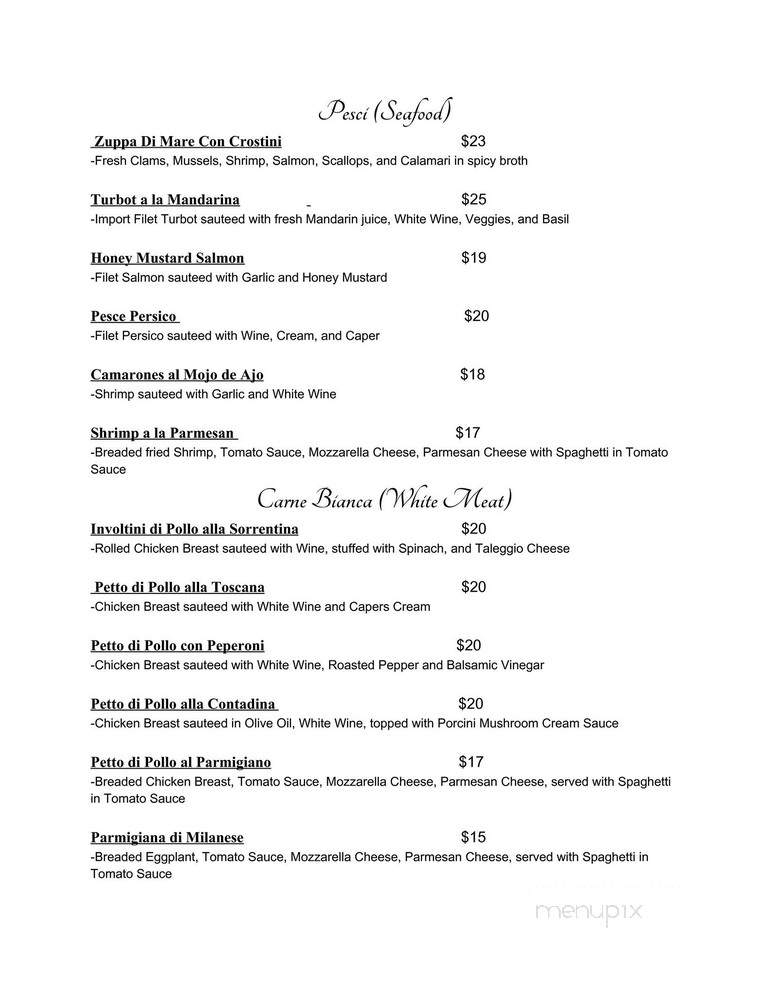 La Noria Bistro - Detroit, MI menu_pic