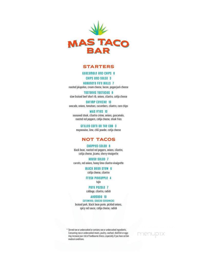 Mas Taco Bar - Sacramento, CA