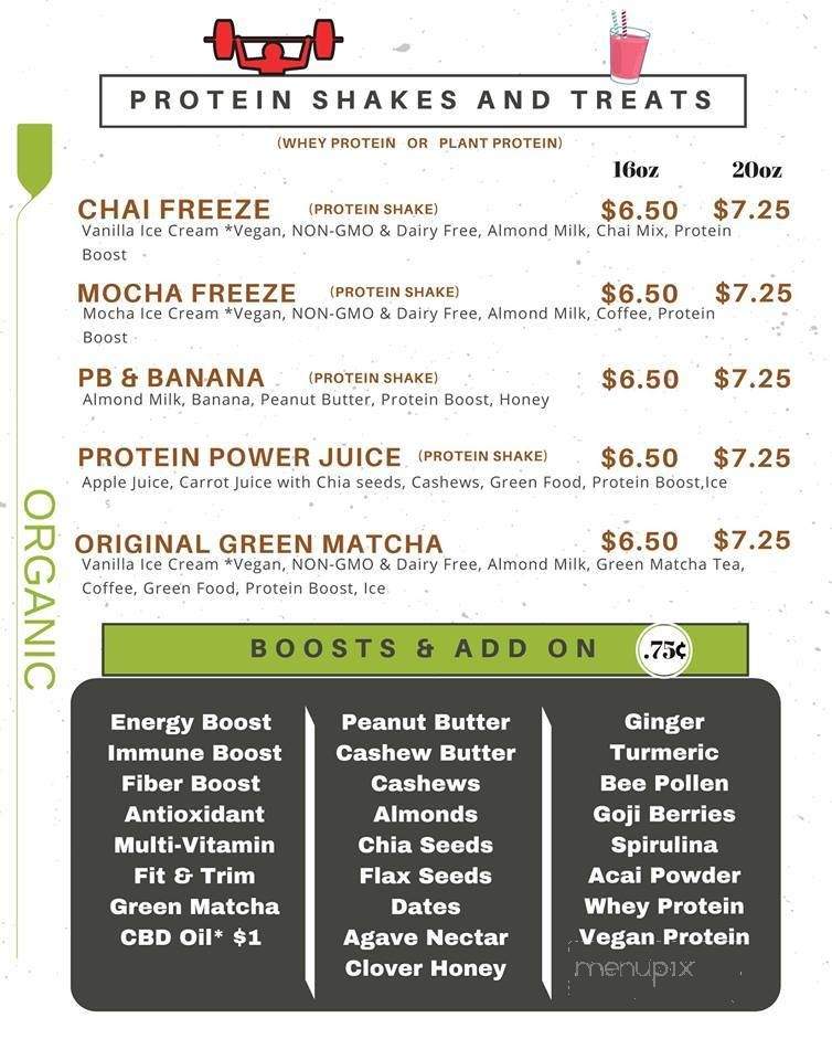 The Juice Bar - Vacaville, CA menu_pic