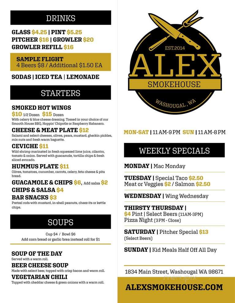 Alex Smokehouse - Washougal, WA