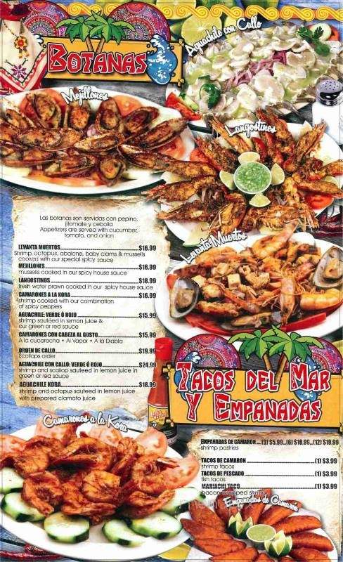 Las Islitas - Galt, CA menu_pic