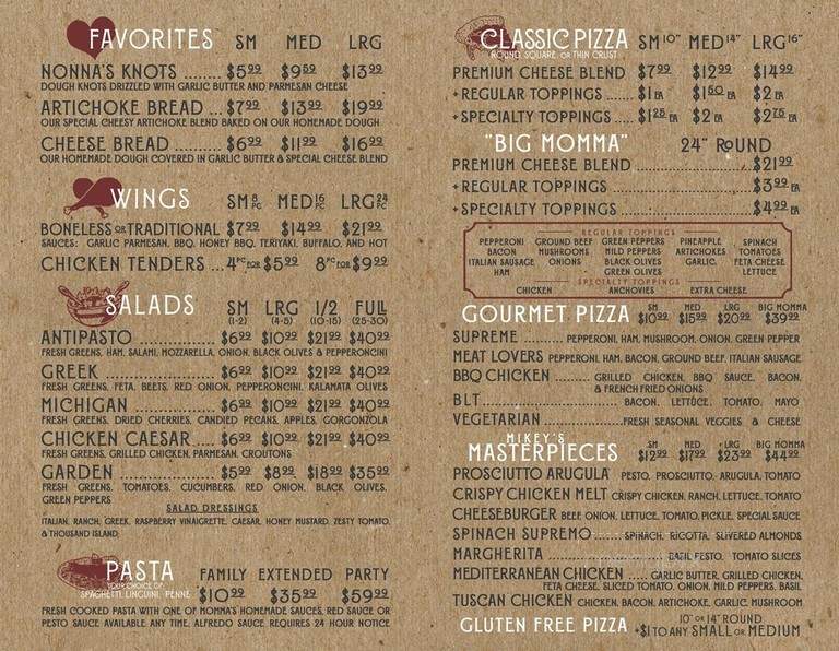 Momma B's Pizzeria - Shelby Charter Township, MI
