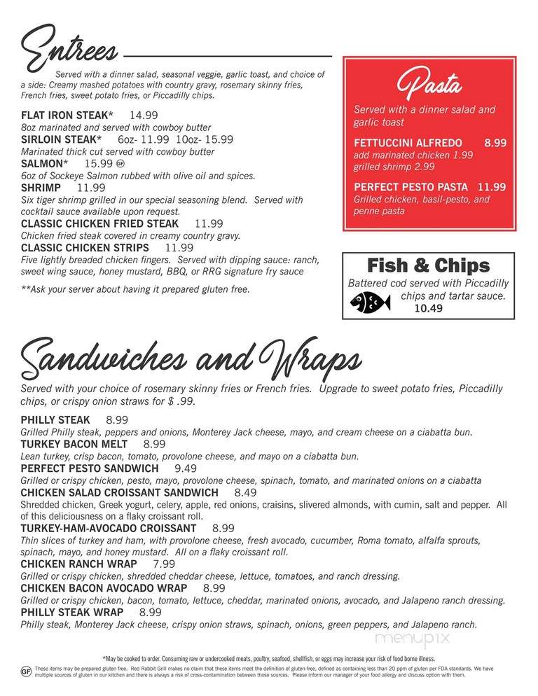 Red Rabbit Grill - Rexburg, ID menu_pic