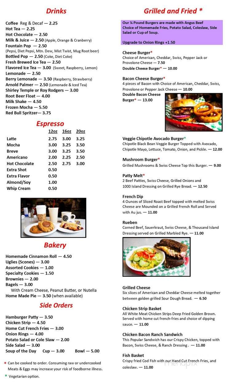 The Lunchbox Diner - Mount Vernon, WA menu_pic