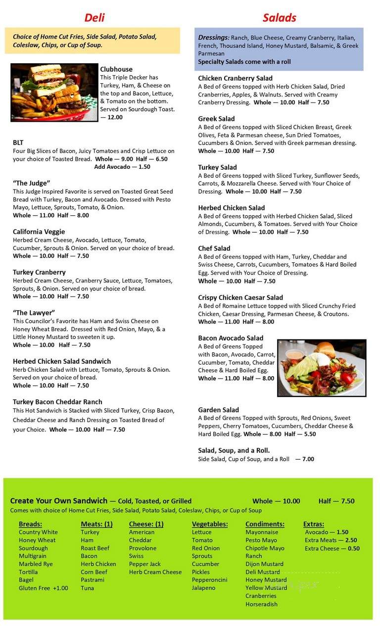 The Lunchbox Diner - Mount Vernon, WA menu_pic