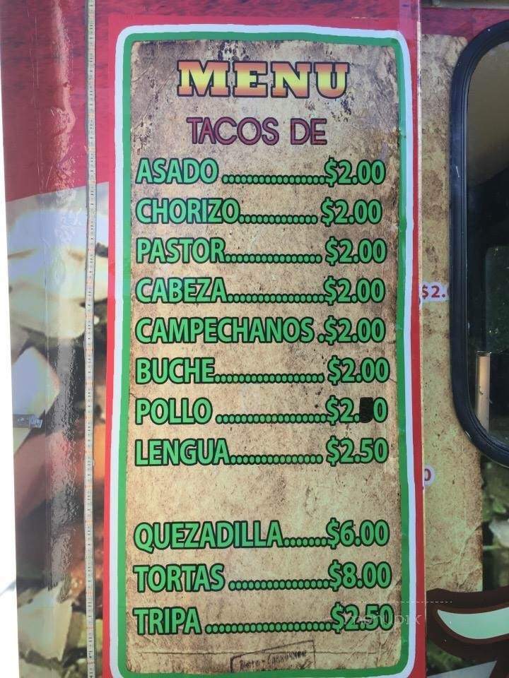 Taqueria El Paisa - Fort Lauderdale, FL menu_pic
