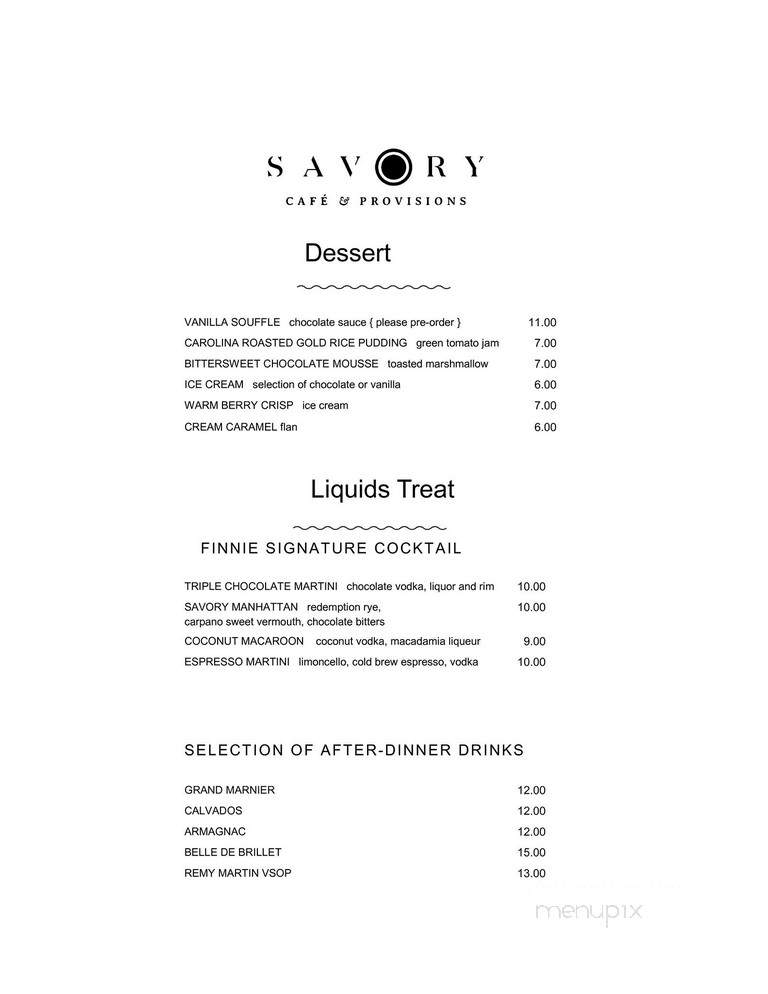 Savory Cafe and Provisions - Hilton Head Island, SC