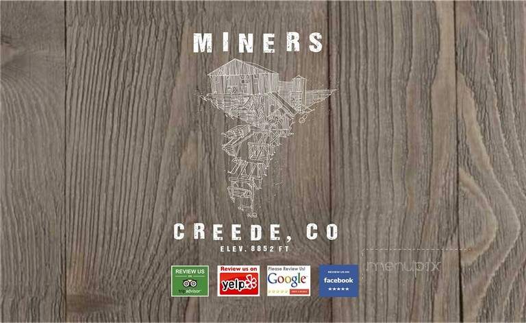 Miners - Creede, CO