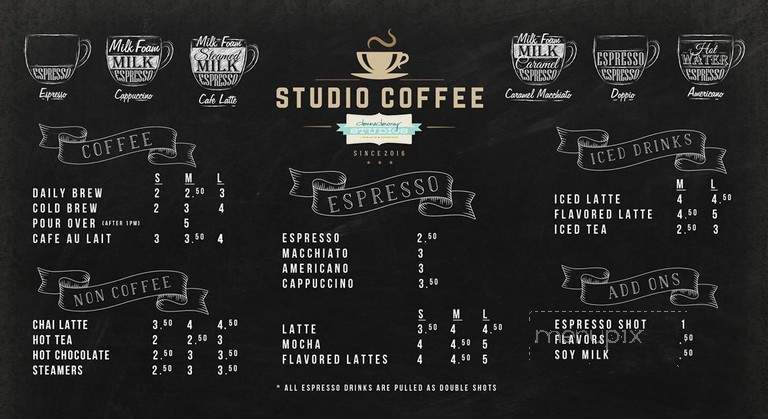 Defined Coffee - Huntersville, NC menu_pic