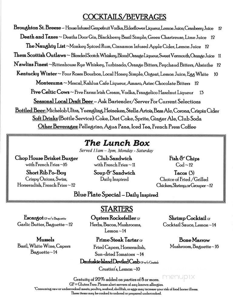 Savannah Spirits Chop House - Savannah, GA