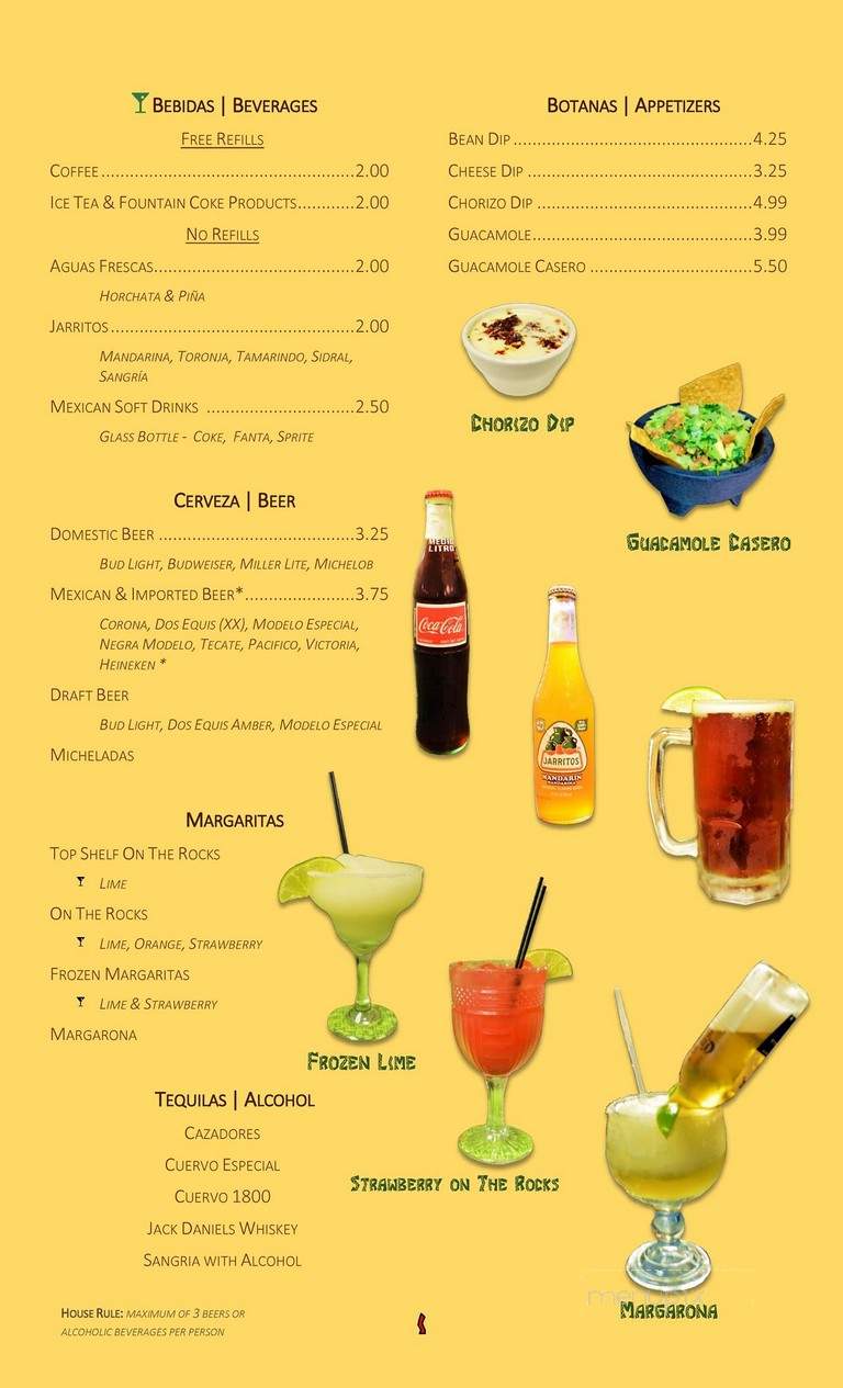 El Marisco Grill - Nashville, TN menu_pic