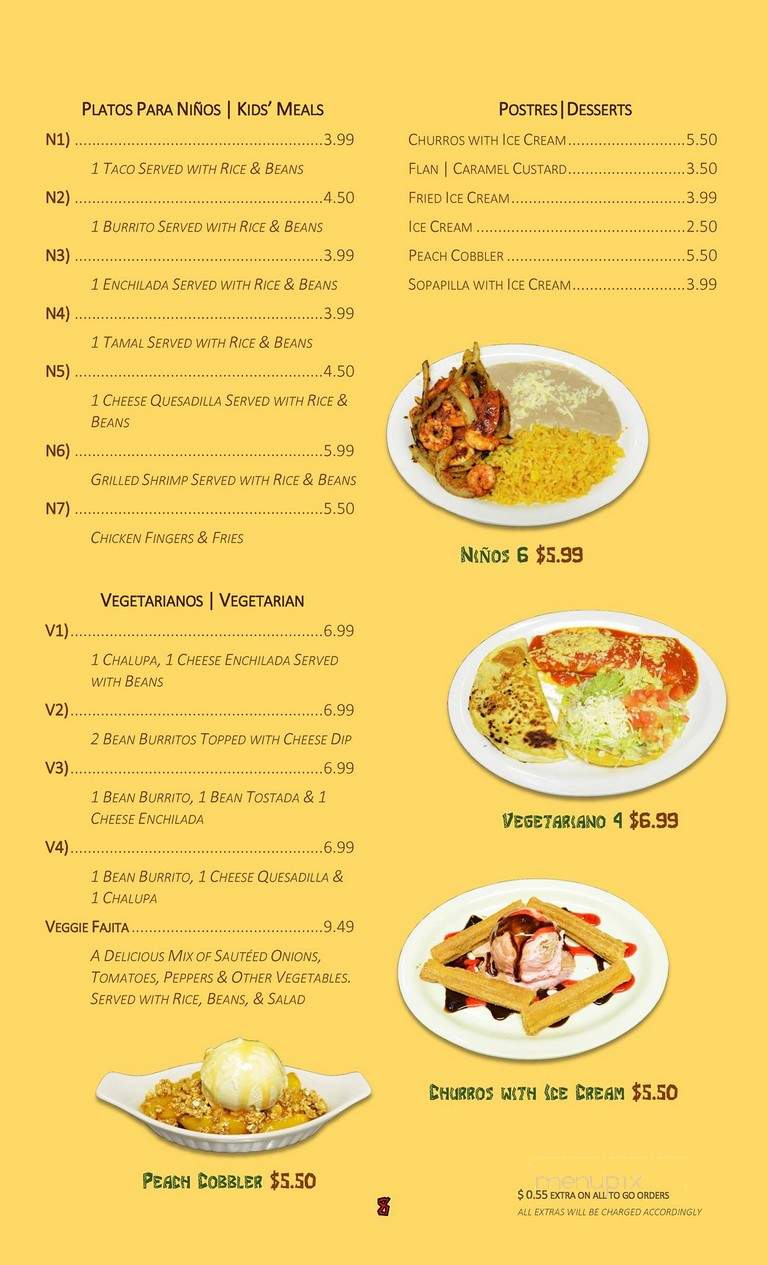 El Marisco Grill - Nashville, TN menu_pic