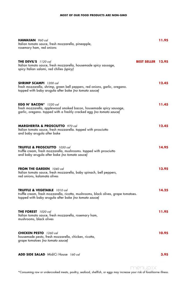 MidiCi The Neapolitan Pizza Company - Naperville, IL menu_pic