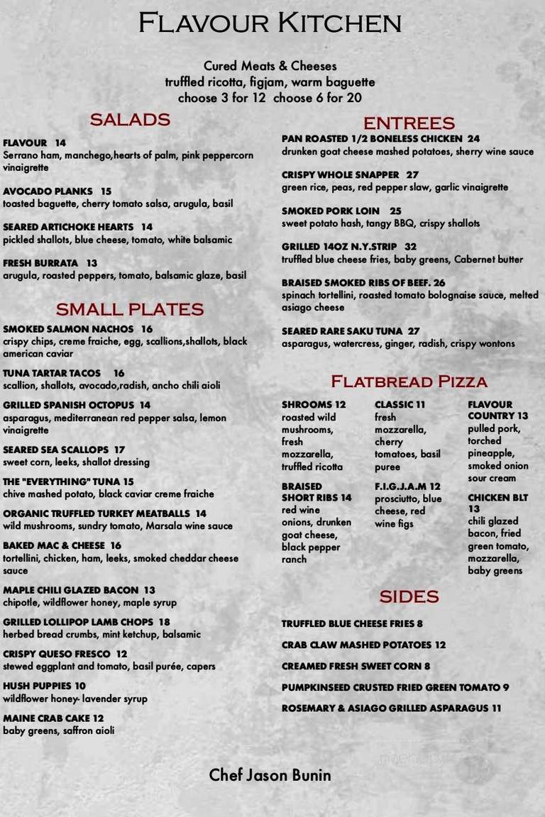 Flavour Kitchen & Wine Bar - Cocoa Beach, FL menu_pic