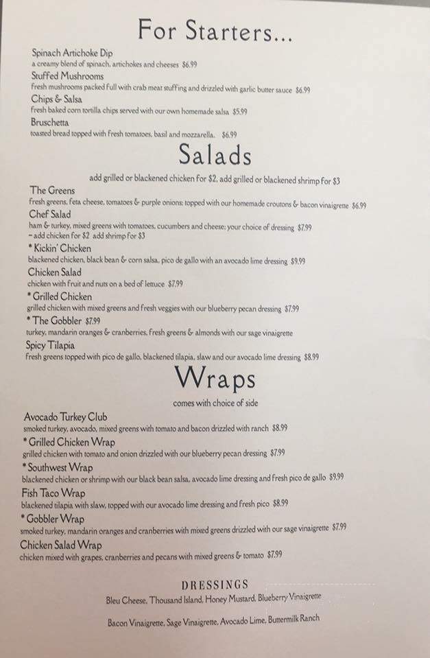 Cindy's Sweets & Eats - Heber Springs, AR menu_pic