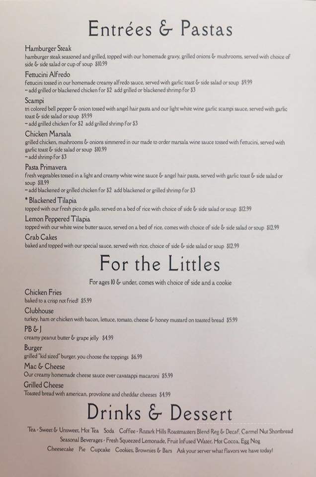 Cindy's Sweets & Eats - Heber Springs, AR menu_pic