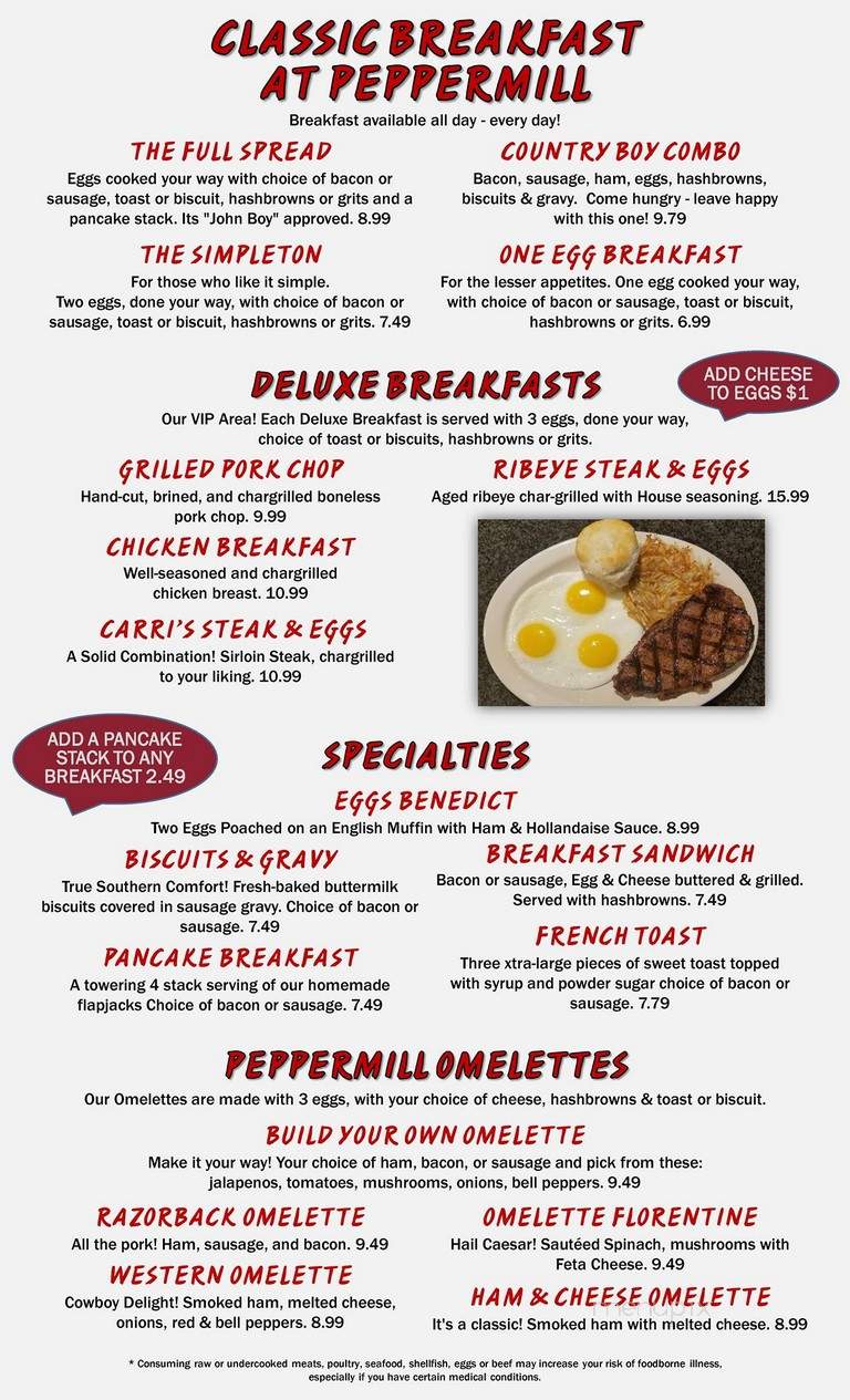 Peppermill Cafe & Grill - Cabot, AR