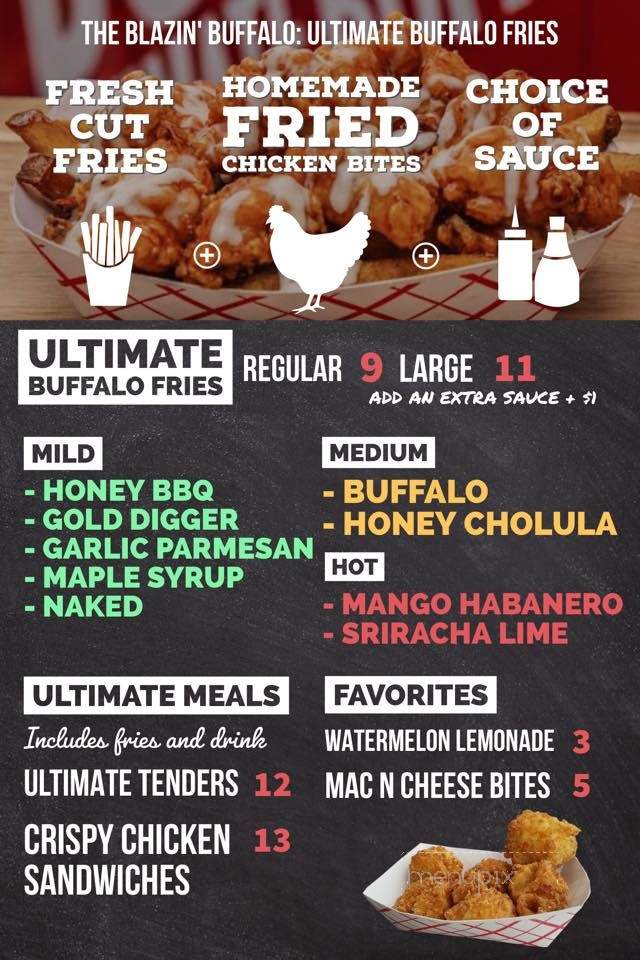 Blazin' Buffalo - Jacksonville, FL menu_pic