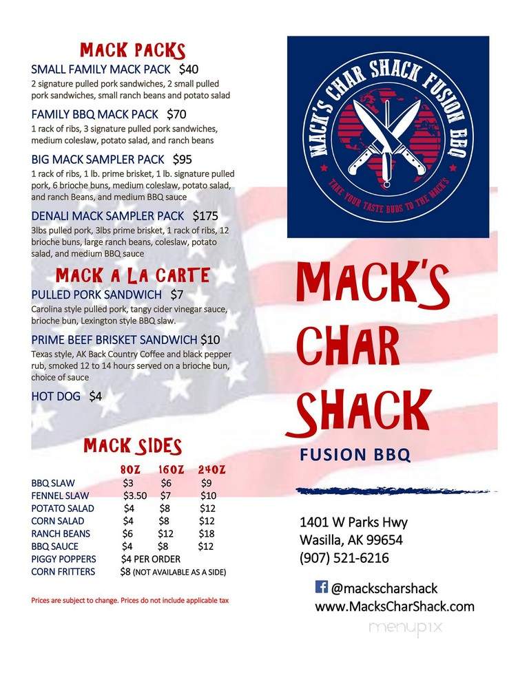 Macks Char Shack - Wasilla, AK