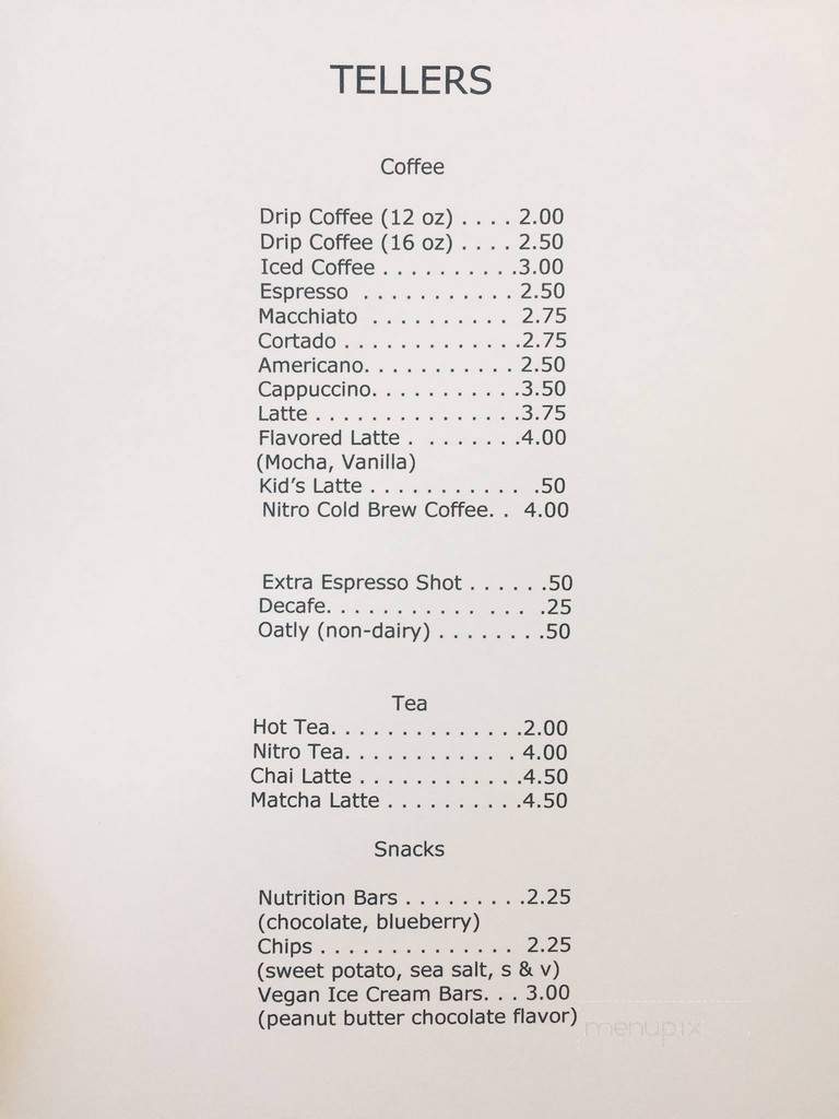 Tellers - Bradenton, FL menu_pic