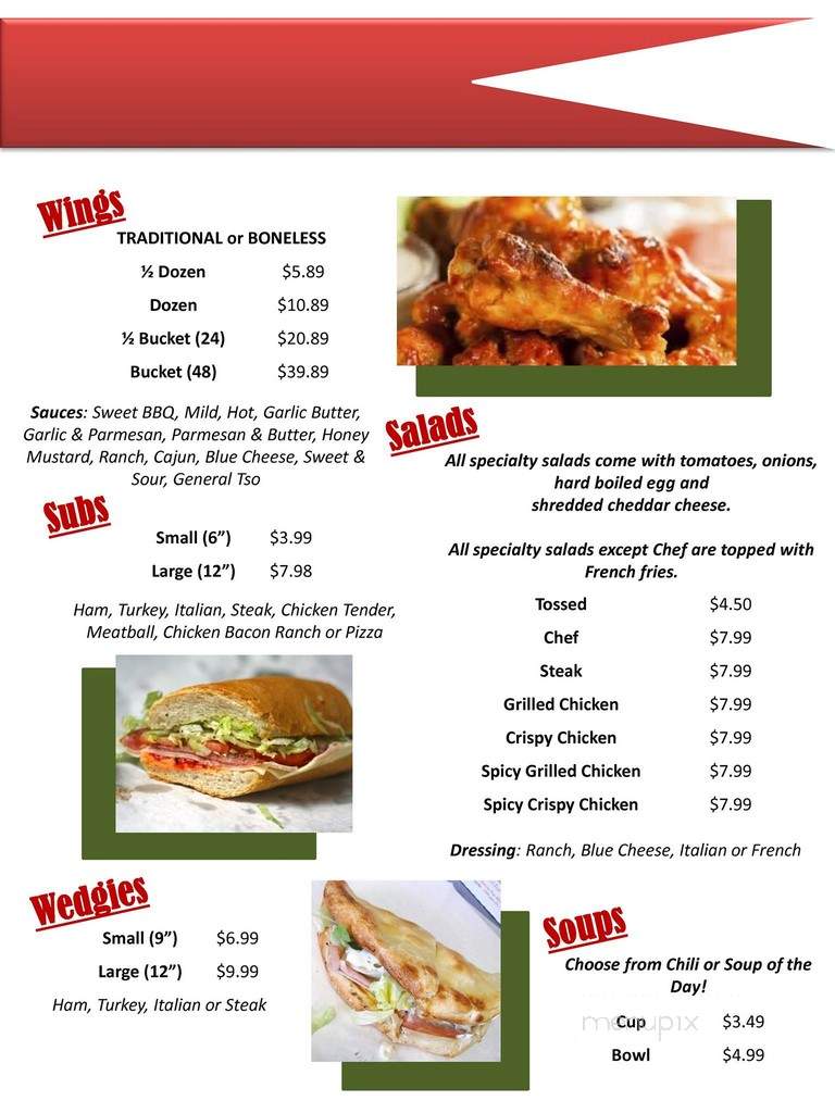 Hometown Pizza - Blandon, PA menu_pic