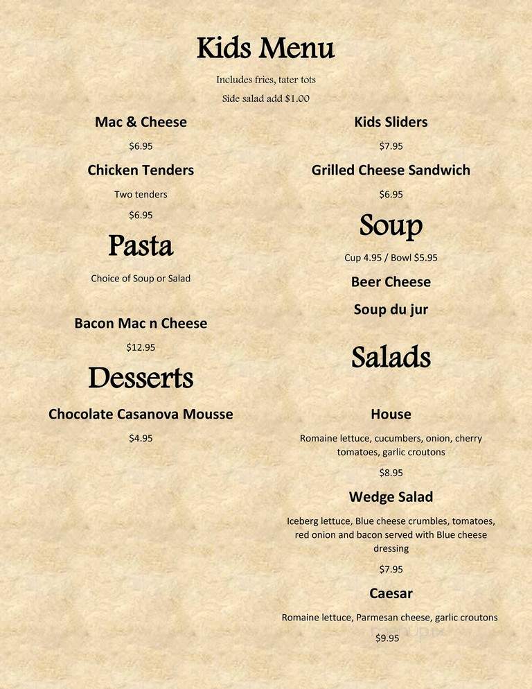 Barsidious Brewing - Lebanon, OR menu_pic