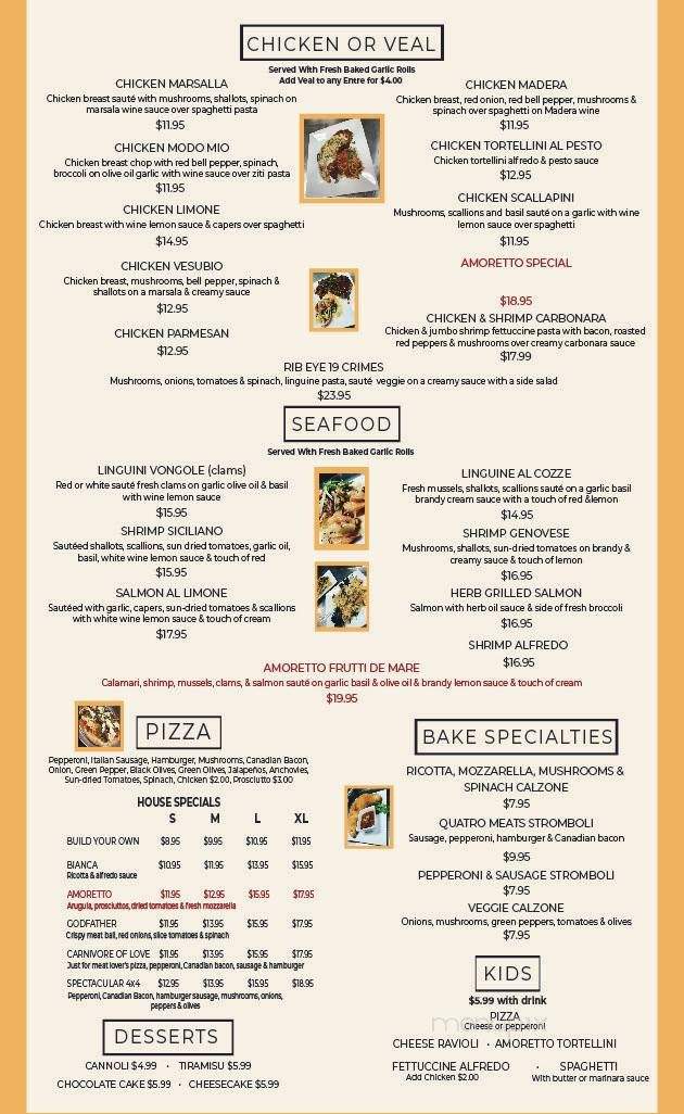Amoretto Italian Restaurant - Plano, TX