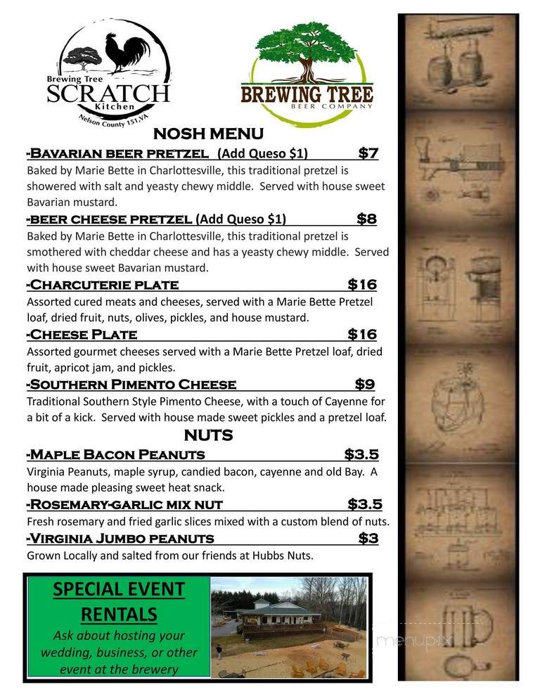 Brewing Tree Beer Company - Afton, VA menu_pic