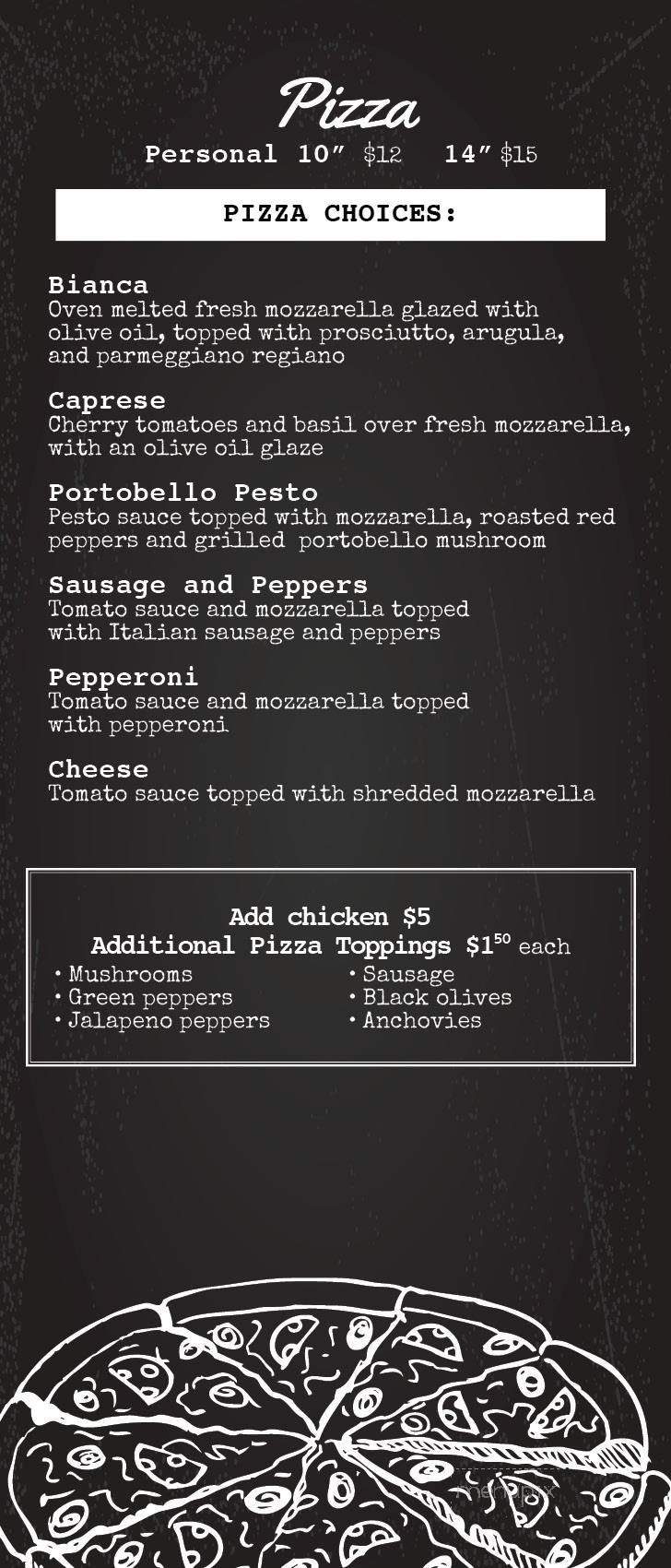 Tutto Fresco - Chicago, IL menu_pic