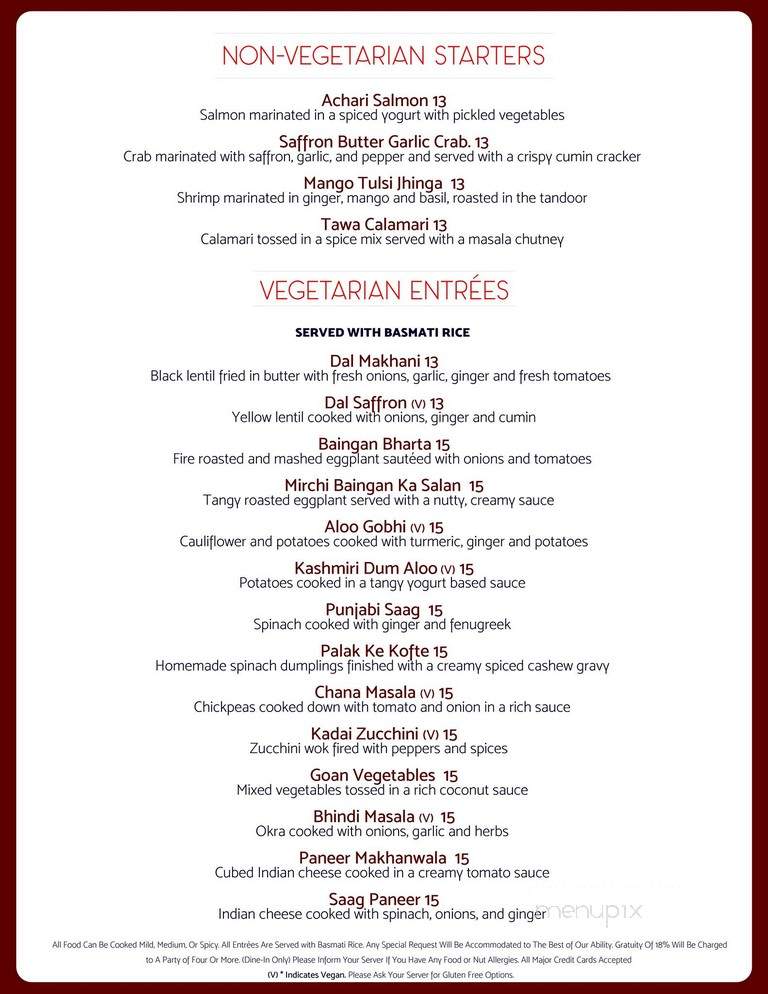 Saffron Wyckoff - Wyckoff, NJ menu_pic