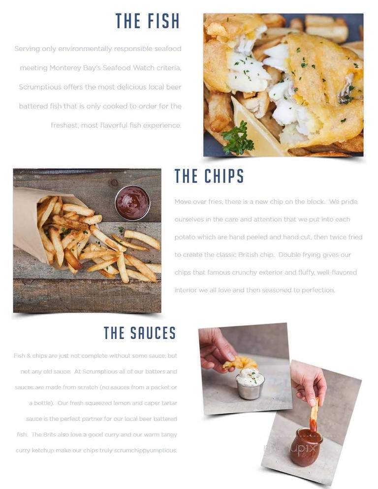 Scrumptious Fish and Chips - Santa Cruz, CA menu_pic