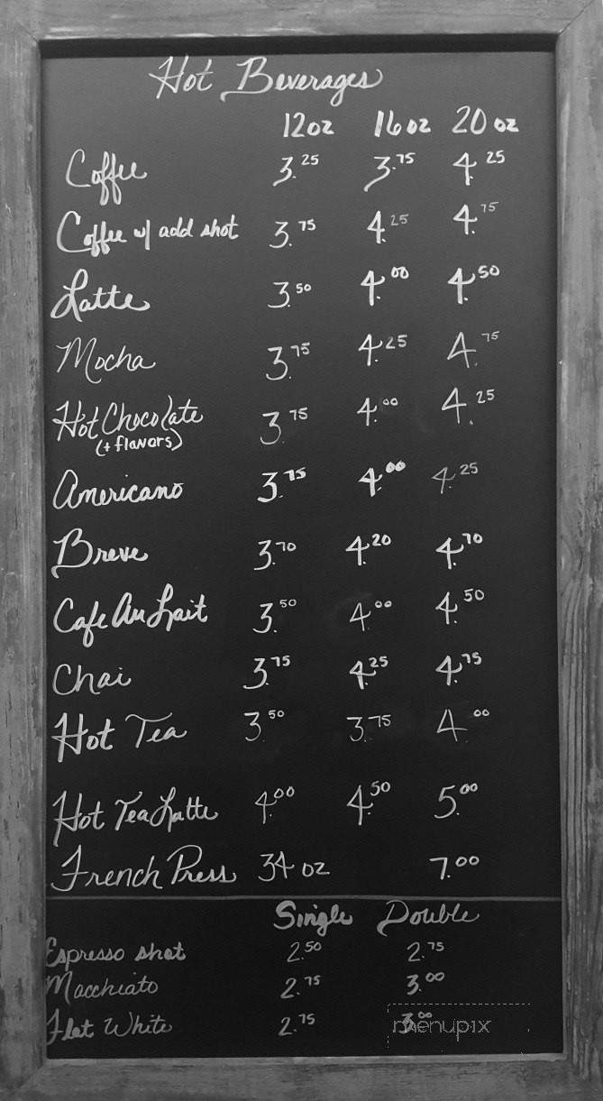 The Coffee Cottage - Woodland Park, CO menu_pic