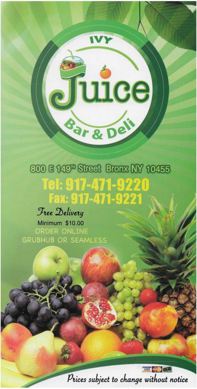 Ivy Juice Bar & Deli - Bronx, NY