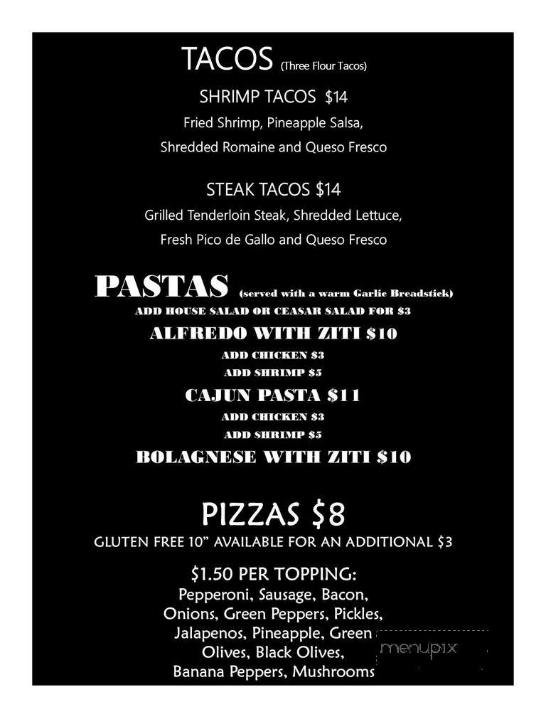 Alibi Drinkery - Lakeville, MN menu_pic