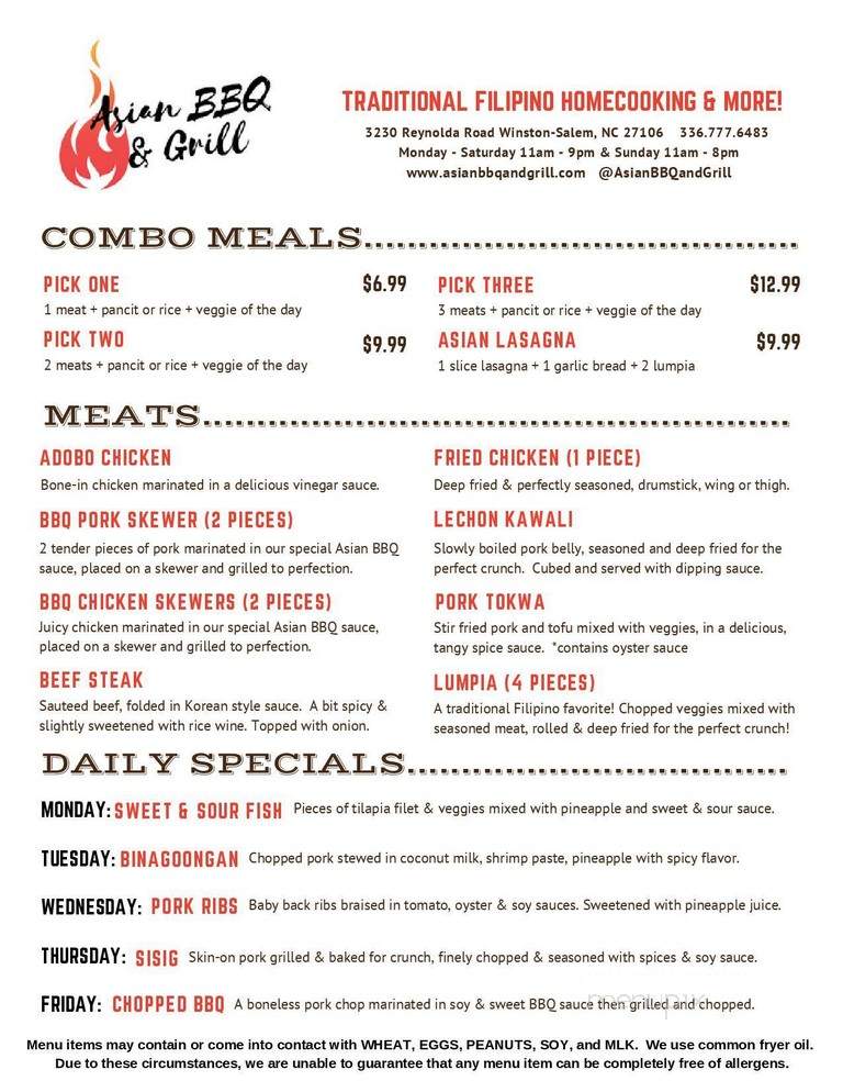Asian BBQ & Grill - Winston-Salem, NC