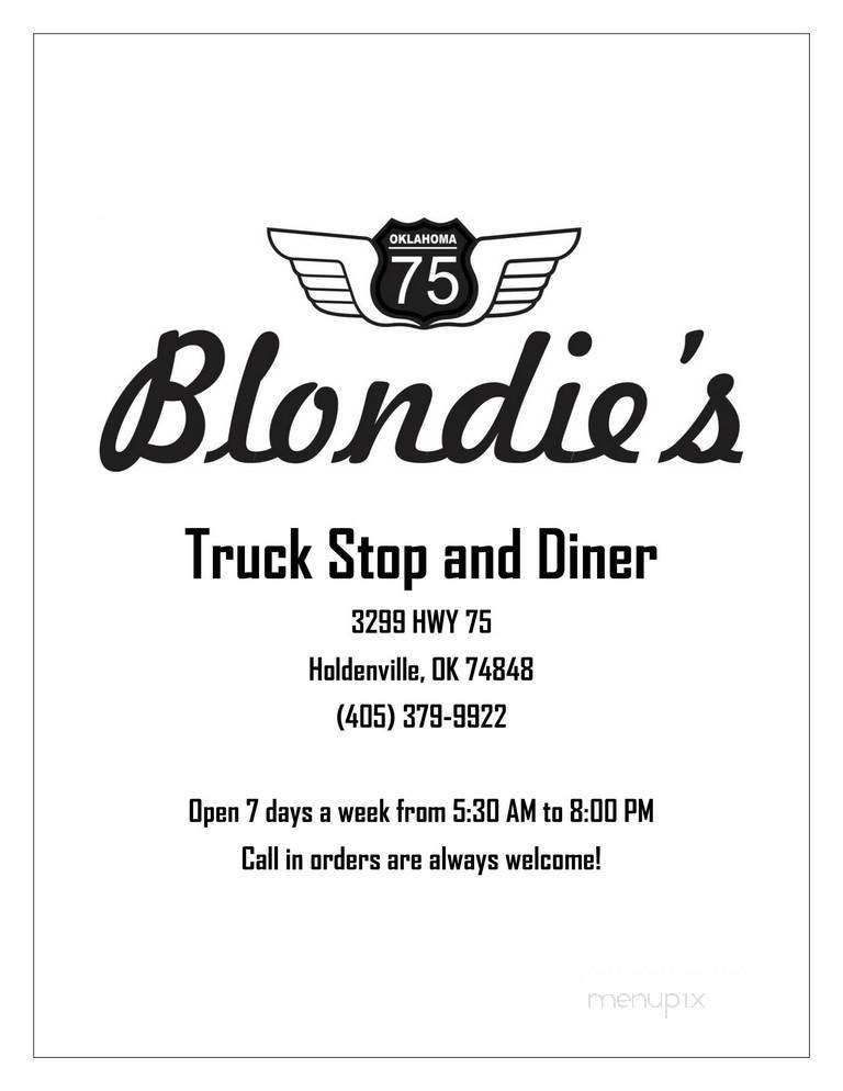 Blondie's Truck Stop & Diner - Holdenville, OK