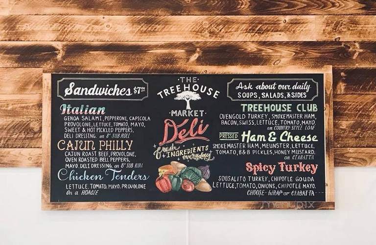The Treehouse Market - Athens, GA menu_pic