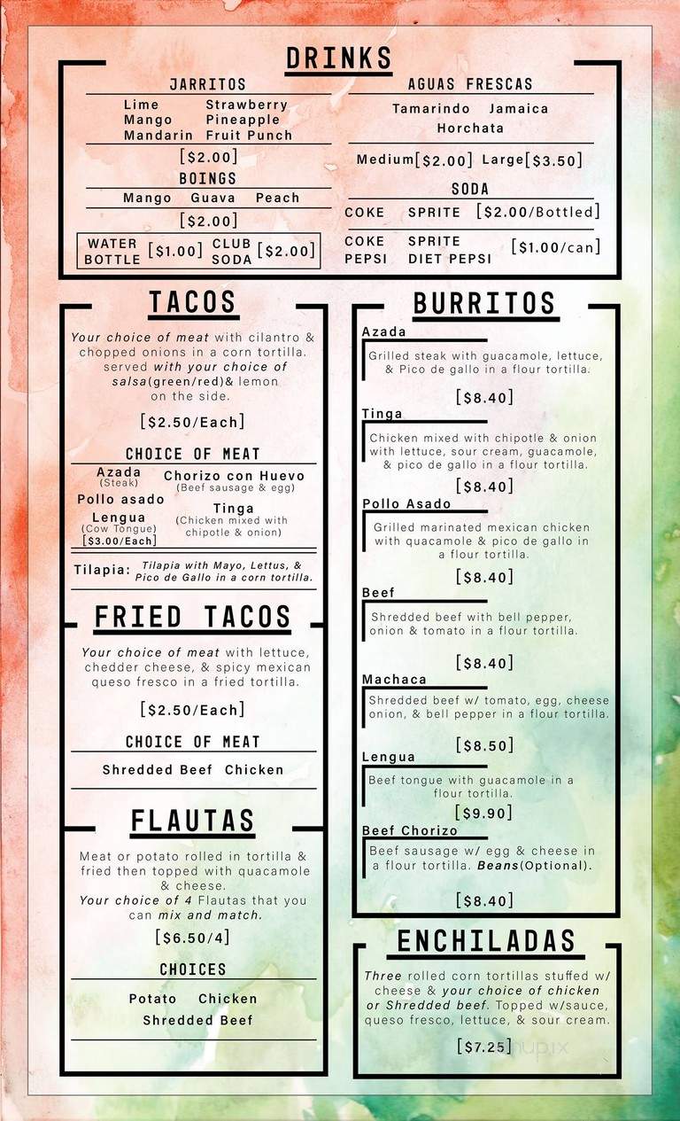 Dalia's Authentic Mexican Food - Malvern, PA menu_pic